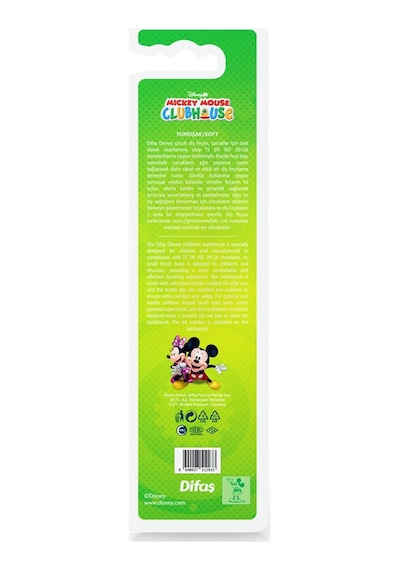 Difaş Mickey Mouse Yumuşak Kıllı Diş Fırçası 4-7 Yaş