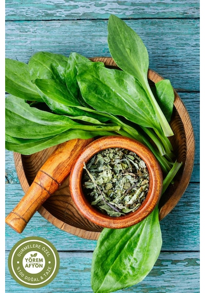 Yörem Afyon Meşhur Kars Yöresinden Dağ Eteklerinden Toplanmış Sinir Otu Plantago Lanceolata 35gr.