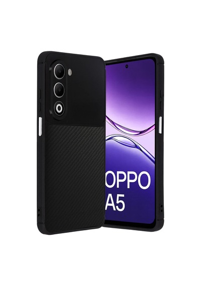 Newface - 102 - Oppo A5 4g Auto Focus Karbon Kapak - Csmo-tex - - Siyah