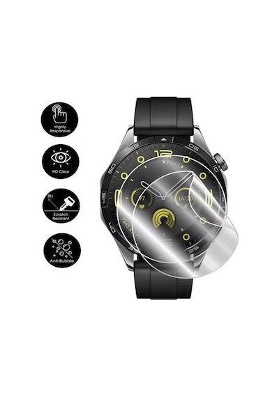 Huawei Watch Gt 6 41mm Ekran Koruyucu Tpu 2'li Şeffaf Film
