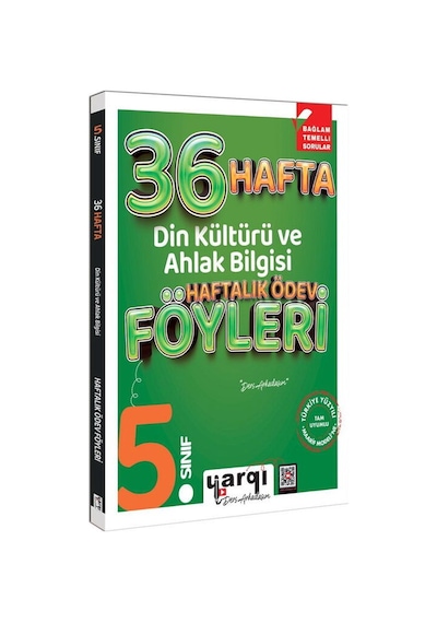 Yargı Ders Arkadaşım 5.sınıf Din Kültürü 36 Haftalık Ödev Föyleri