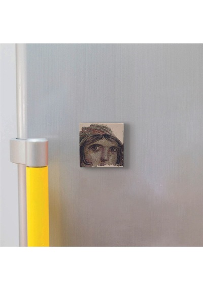 Çingene Kız Mozaiği Gaziantep Baskılı Taş Magnet 5x5