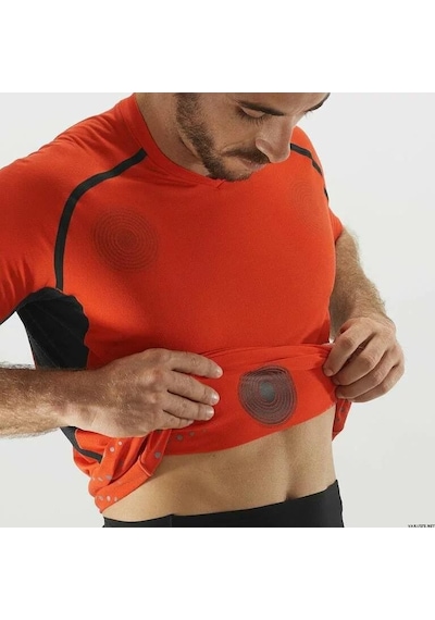 Salomon S/lab Speed Erkek Koşu Tişört Fiery Red Lc2025300 Kırmızı