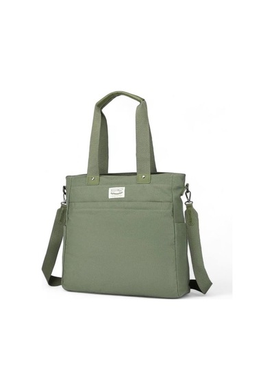 Smart Bags Kanvas Haki Kadın Omuz Çantası Smb1309 001