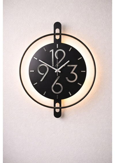Pey Aksesuar Metal -çelik Gövde -ideal Boy 40x50cm - Metal Ledli Duvar Dekor ...... Mobilya Ma46-siyah-siyah-gold