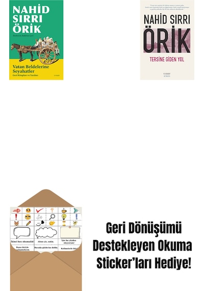 Vatan Beldelerine Seyahatler + Tersine Giden Yol + Okuma Sticker'ları