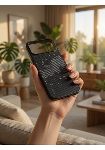 İphone 17/18 Promax Ortak Uyumlu Karbon Fiber Desenli Darbeye Dayanıklı Kılıf Çok Renkli1