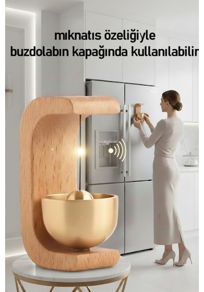 Transformacion Ahşap Kapı Çanı - Deprem Zili - Dekoratif Zil - Japon Rüzgar Çanı Yapışkanlı Ve Mıknatıslı, 722666