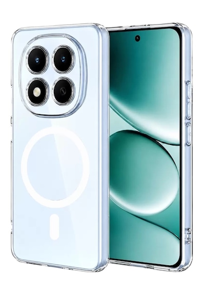 Mey İthalat Redmi Note 15 Pro 5g Combo Sert Şeffaf Magsafe Kapak - Şeffaf