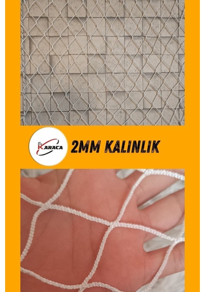 Kedi Balkon Güvenlik Filesi 2.80x8 Mt 2mm İp Kalınlığı 4x4 Gözenekli