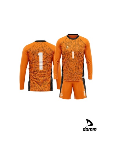 Hnc Sport Çocuk Ve Yetişkin Uzun Kol Turuncu Kaleci Forması Maç Forması Futbol Forma Ve Şort Seti