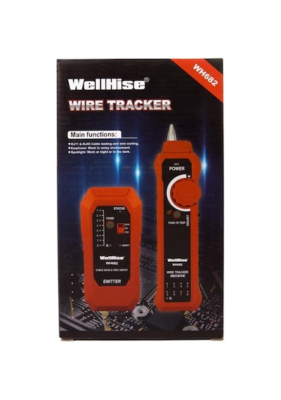 Wh682 Kablo Bulucu Kablo Test Cihazı Bilibili Wire Tracker Çantalı