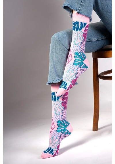 Ozzy Socks Çiçek Desenli Çorap (407226950) Çok Renkli