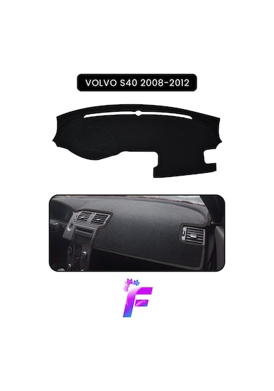 Volvo S40 2008-2012 Torpido Örtüsü Güneşten Korur Kolay Montaj Tam Uyum Tam Koruma C66