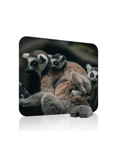 Lemur Kaymaz Dikişli Kauçuk Oyuncu Mousepad V4 - 48x40 Xl Gaming Mouse Pad Fare Altlığı