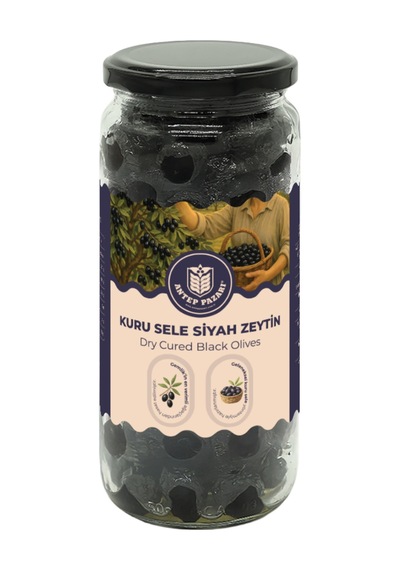 Kuru Sele Siyah Gemlik Zeytin 300 Gr