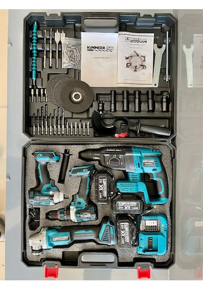 Kimmeer Plus 4'lü Set Şarjlı Delici Kırıcı Hilti 2-26 125 MM