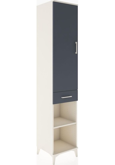 Hyperion Dolap 3 Raflı Tek Çekmeceli Tek Askılı 44x44x221 Ayt... Aytaşı