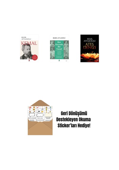 Kemal + Her Kuyuda Bir Yusuf + Ateş Denizi + Okuma Sticker'ları