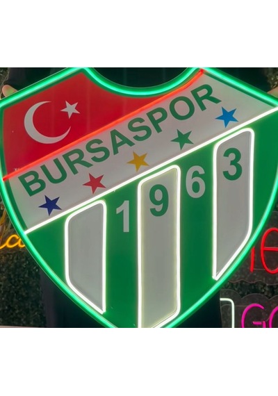 Futbol Takımlarına Özel Pleksi Uv Baskı Neon Led Arma Tabela Diğer