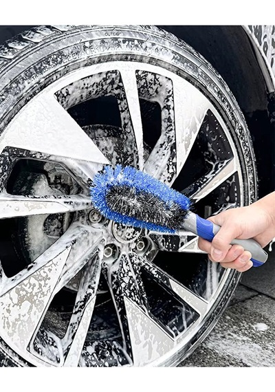 Premium Mavi Oto Araç Jant Temizleme Fırçası Jant Temizlik Fırçası