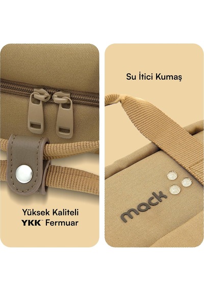 Mce-1523 Nova Eco Çevre Dostu Laptop Sırt Çantası 15.6 İnç, Ykk Fermuarlı Bilgisayar Sırt Çantası, Kadın Ve Erkek Günlük Çanta, Okul Ve İş Çantası, Camel