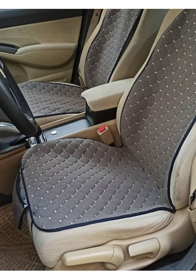 Mercedes W211 İçin Uyumlu 2'li Koltuk Minderi Ergo Siyah-beyaz