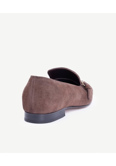 Yargıcı Atkılı Deri Loafer 25kkay4035x 208 Kahverengi