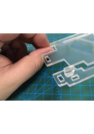 Arduino Uno Şeffaf Akrilik Pleksi Kutu - Vida-somun Dahil