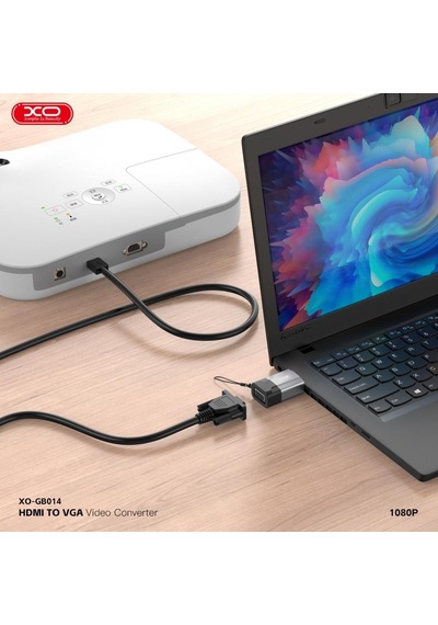 1080p Full Hd Destekli Hdmı To Vga Video Dönüştürücü Adaptör Gb014