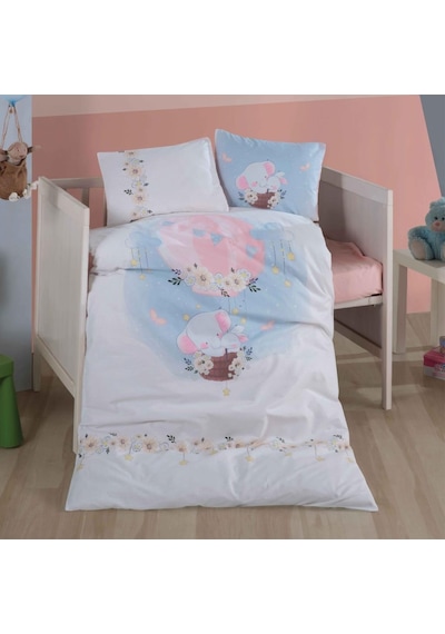 Clasy Bebek Nevresim Takımı Sun Bambi Pudra