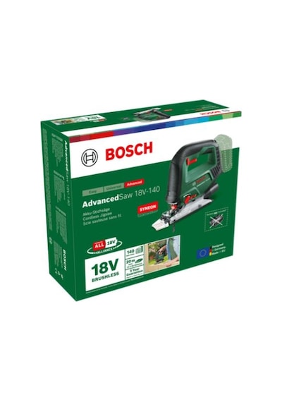 Bosch AdvancedSaw 18V-140 Akülü Dekupaj Testeresi Solo