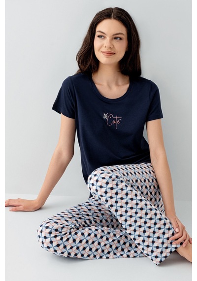 Arnetta Kadın Lacivert Pijama Takım Ar3555-s-v2 Lacivert