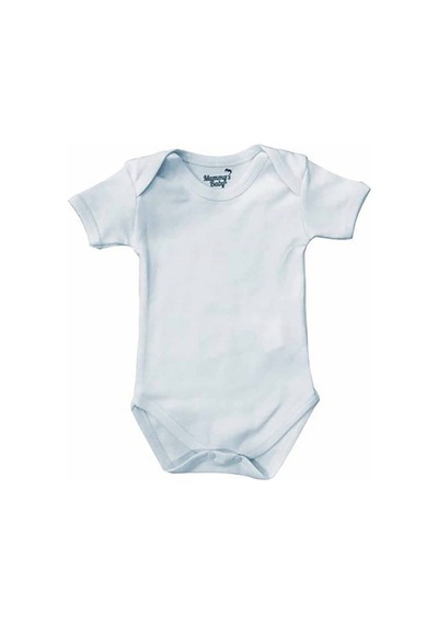 Mummy's Baby Kısa Kollu Çıtçıtlı Body Mavi