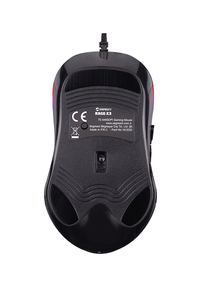 Everest Rage X3 Usb Siyah 7 Tuşlu Ledli 6400 Dpi Gaming Oyuncu Mouse