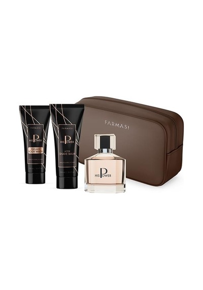 Farmasi His Power Bay Parfüm 100 Ml+ Duş Jeli+ After Shave Çantalı Set Farmasi His Power Bay Parfüm 100 Ml+ Duş Jeli+ After Shave Çantalı Set