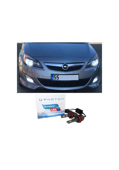 Opel Astra J Led Xenon Sis Far Ampulü H11 Ultimate 9500 Lumens Yeni Seri Beyaz 2009+