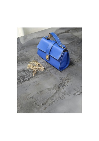 Names Bag Trend Model Lüks El, Omuz Ve Çapraz Kadın Çantası Mavi Mavi