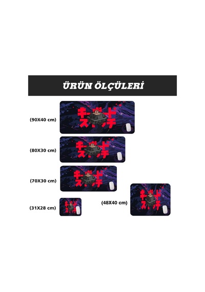 Gaming Mouse Pad 70x30 Mouse Pad Xl Büyük Oyuncu Mouse Altlığı Switch Mousepad Switch, 70x30 Cm 3mm Kalınlık