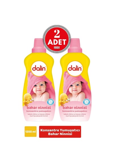 Bahar Ninnisi Konsantre Yumuşatıcı 1200 Ml 2 Adet