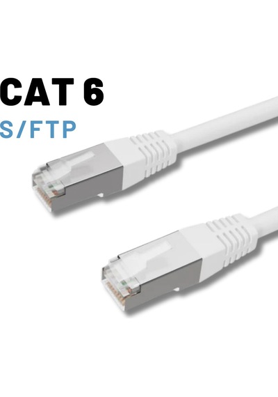 Irenıs 25 Cm Cat6 S/ftp Kablo Beyaz