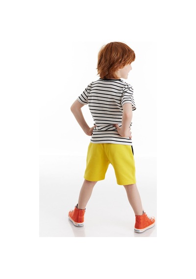 Denokids 93 Truck Erkek Çocuk Şort Takım Çok Renkli