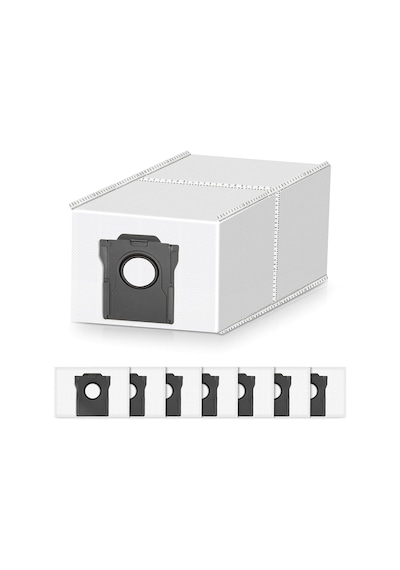 Dreame D10 Plus Gen 2 / L10s Plus Robot Süpürge İçin 8 Adet Toz Torbası, 4l Büyük Kapasiteli El