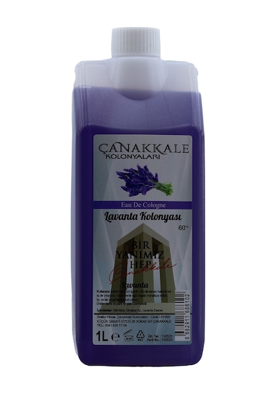 Çanakkale Kolonyaları Lavanta Kolonyası Bidon Korumalı Kapak - Yeni Model 1 L