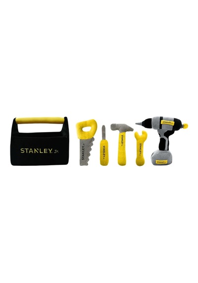 Stanley Jr. - Peluş Alet Çantası Seti - 6 Parça Çok Renkli