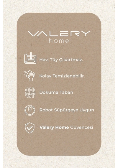 Norway Vl Bukleli Premium Yumuşak Peluş Post Iskandinav Oturma Odası Salon Halısı 70620-krem