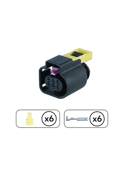 Oksijen Sensörü Soketi 6 Pin Kablosuz 18579407