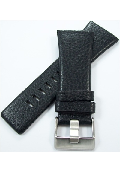 1. Kalite 32Mm Siyah Deri Saat Kayışı Diesel Model Saat Kordonu Ç