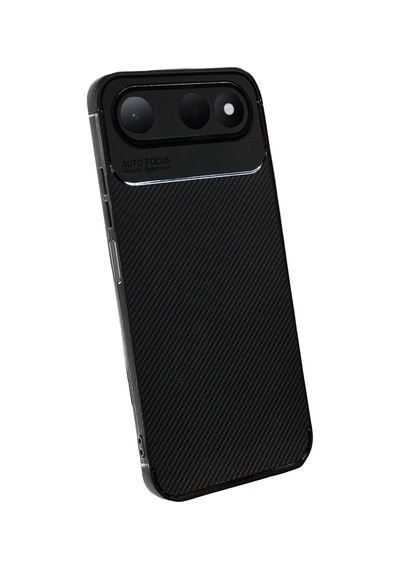 Uryport Tecno Spark 50 5g Auto Focus Karbon Kapak - Siyah