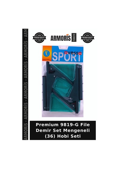 Premium 9819-g File Demir Set Mengeneli 36 Hobi Seti